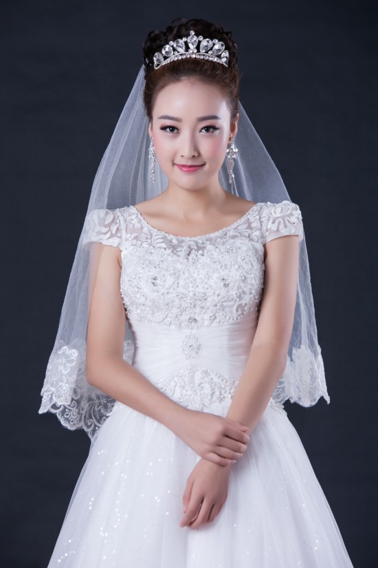 A-line Beaded Lace Bridal Wedding Dresses WD010411 A-line Beaded Lace Bridal Wedding Dresses WD010411