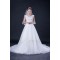 A-line Beaded Lace Bridal Wedding Dresses WD010411