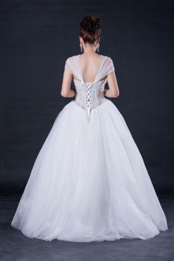 Ball Gown Beaded Lace Bridal Wedding Dresses WD010412