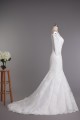 Trumpet/Mermaid Off the Shoulder 3/4 Sleeves Lace Bridal Wedding Dresses WD010418