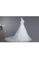 A-line Sweetheart Chapel Train Bridal Wedding Dresses WD010422