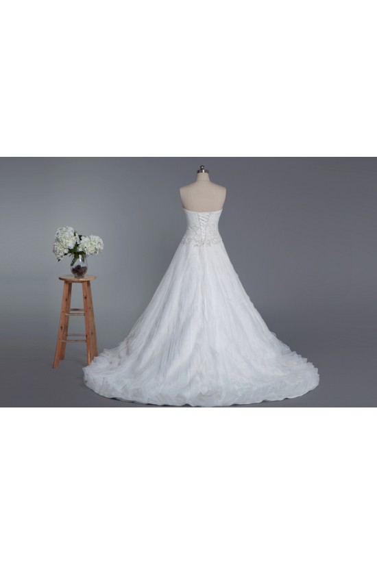 A-line Sweetheart Chapel Train Bridal Wedding Dresses WD010422 A-line Sweetheart Chapel Train Bridal Wedding Dresses WD010422