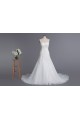 A-line Sweetheart Chapel Train Lace Bridal Wedding Dresses WD010424