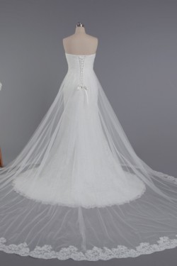 Trumpet/Mermaid Sweetheart Lace Bridal Wedding Dresses WD010425