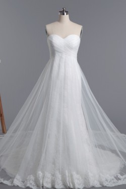 Trumpet/Mermaid Sweetheart Lace Bridal Wedding Dresses WD010425