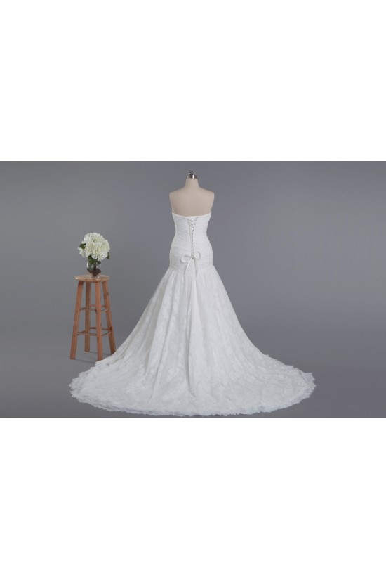 Trumpet/Mermaid Beaded Lace Bridal Wedding Dresses WD010428 Trumpet/Mermaid Beaded Lace Bridal Wedding Dresses WD010428