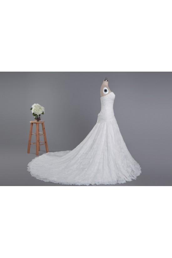 Trumpet/Mermaid Beaded Lace Bridal Wedding Dresses WD010428 Trumpet/Mermaid Beaded Lace Bridal Wedding Dresses WD010428