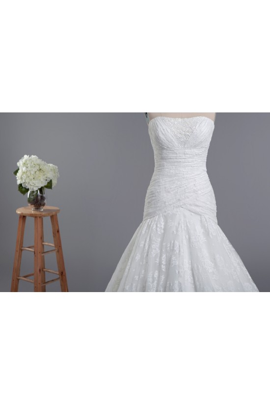 Trumpet/Mermaid Beaded Lace Bridal Wedding Dresses WD010428 Trumpet/Mermaid Beaded Lace Bridal Wedding Dresses WD010428