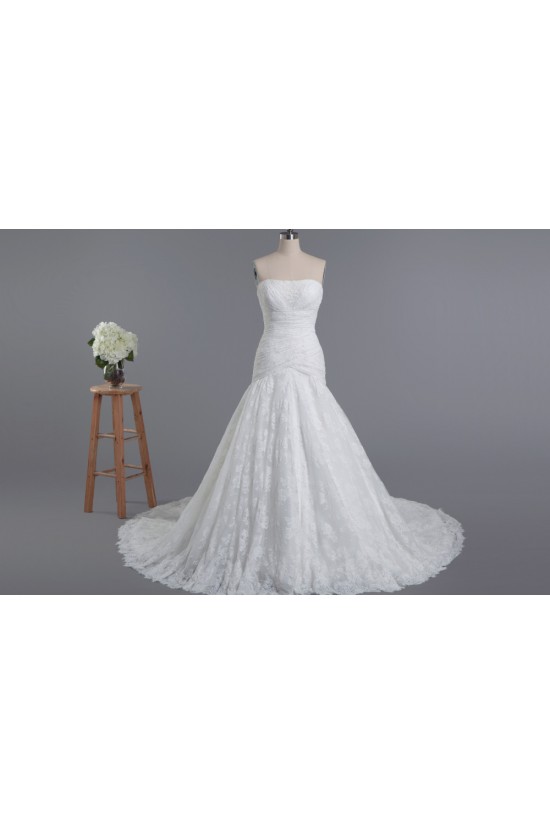 Trumpet/Mermaid Beaded Lace Bridal Wedding Dresses WD010428 Trumpet/Mermaid Beaded Lace Bridal Wedding Dresses WD010428