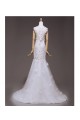 Trumpet/Mermaid Beaded Lace Bridal Gown Wedding Dress WD010431