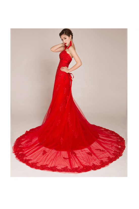 A-line Strapless Beaded Lace Applique Bridal Gown Wedding Dress WD010432