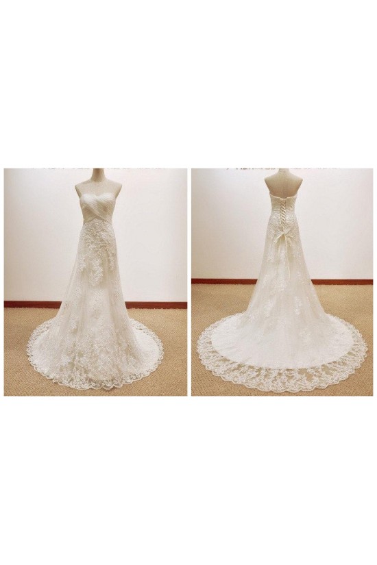 Elegant Sweetheart Lace Bridal Gown Wedding Dress WD010433 Elegant Sweetheart Lace Bridal Gown Wedding Dress WD010433