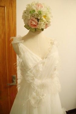 A-line V-neck Bridal Gown Wedding Dress WD010449