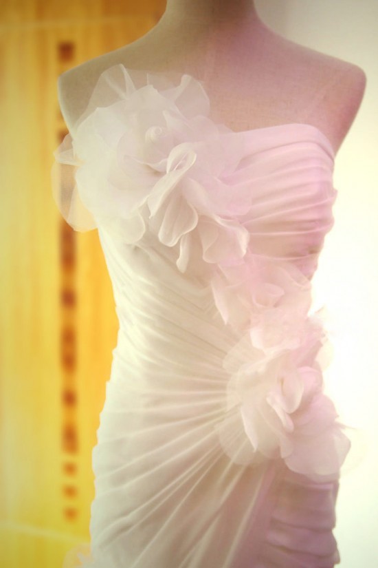 Trumpet/Mermaid Strapless Bridal Gown Wedding Dress WD010450