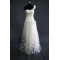 A-line One Shoulder Tulle Bridal Gown Wedding Dress WD010457