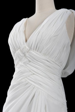 Sheath/Column Chiffon Bridal Gown Wedding Dress WD010458