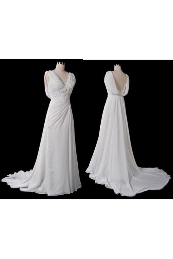 Sheath/Column Chiffon Bridal Gown Wedding Dress WD010458 Sheath/Column Chiffon Bridal Gown Wedding Dress WD010458