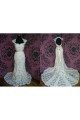 Trumpet/Mermaid Chapel Train Lace Bridal Gown Wedding Dress WD010459