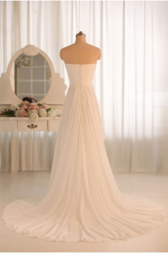 A-line Sweetheart Chiffon Bridal Gown Wedding Dress WD010464 A-line Sweetheart Chiffon Bridal Gown Wedding Dress WD010464