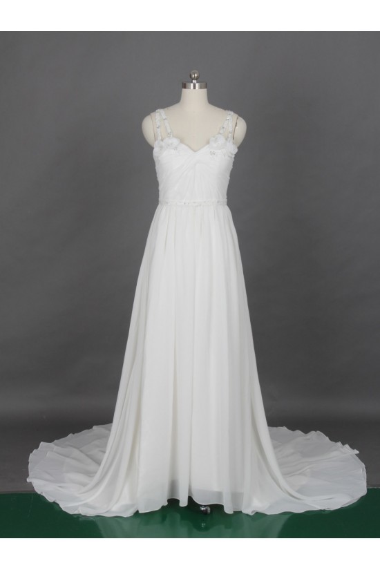 Sheath/Column Beaded Straps Bridal Gown Wedding Dress WD010469 Sheath/Column Beaded Straps Bridal Gown Wedding Dress WD010469