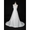 A-line One Shoulder Beaded Bridal Gown Wedding Dress WD010470