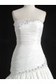 A-line Strapless Beaded Bridal Gown Wedding Dress WD010477