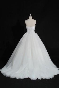 Ball Gown Sweetheart Bowknot Beaded Bridal Gown Wedding Dress WD010481