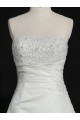 A-line Strapless Beaded Bridal Gown Wedding Dress WD010484 A-line Strapless Beaded Bridal Gown Wedding Dress WD010484