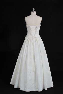 A-line Sweetheart Beaded Lace Bridal Gown Wedding Dress WD010487