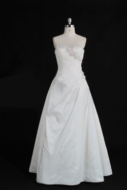 A-line Sweetheart Beaded Lace Bridal Gown Wedding Dress WD010487