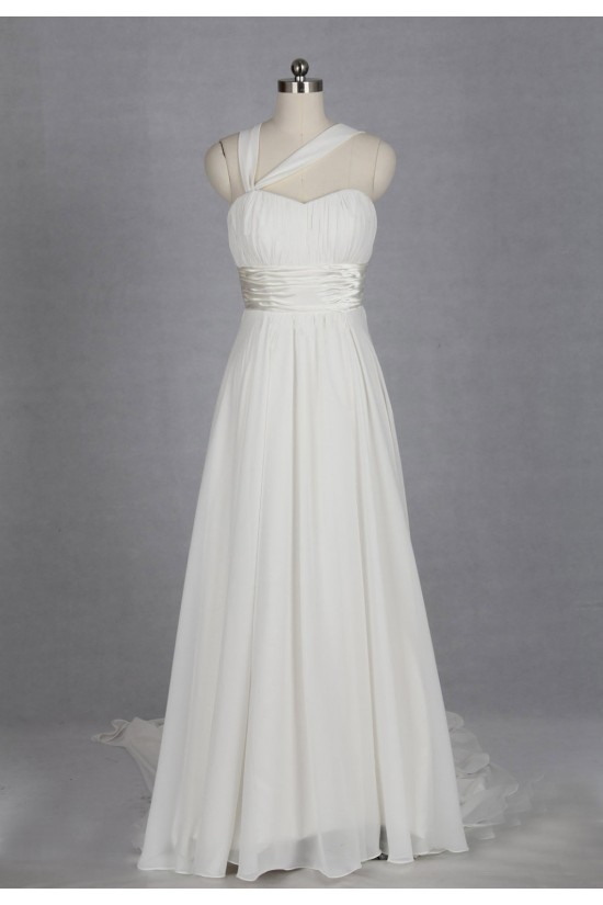 A-line Chiffon Bridal Gown Wedding Dress WD010492 A-line Chiffon Bridal Gown Wedding Dress WD010492