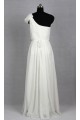 Sheath/Column Beaded One Shoulder Chiffon Bridal Gown Wedding Dress WD010493 Sheath/Column Beaded One Shoulder Chiffon Bridal Gown Wedding Dress WD010493