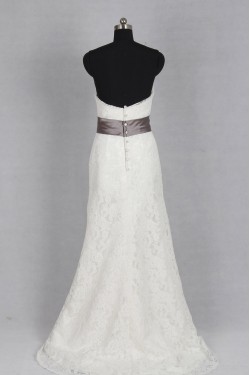 Classic Strapless Lace Bridal Gown Wedding Dress WD010494