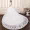 Ball Gown Halter Beaded Lace Bridal Gown Wedding Dress WD010498