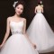 Ball Gown Straps Beaded Bridal Gown Wedding Dress WD010499