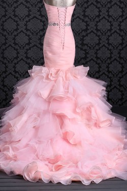 Trumpet/Mermaid Sweetheart Beaded Bridal Gown Wedding Dress WD010500