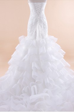 Trumpet/Mermaid Sweetheart Lace Bridal Wedding Dresses WD010502