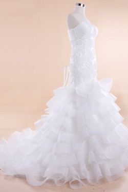 Trumpet/Mermaid Sweetheart Lace Bridal Wedding Dresses WD010502