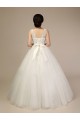 Ball Gown V-neck Lace Beaded Bridal Wedding Dresses WD010506