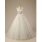Ball Gown V-neck Lace Beaded Bridal Wedding Dresses WD010506