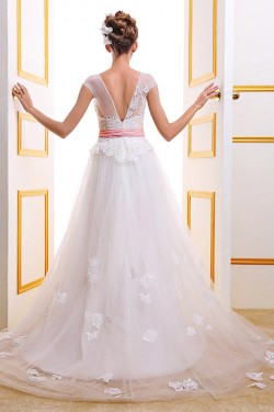 A-line Lace Bridal Wedding Dresses WD010511