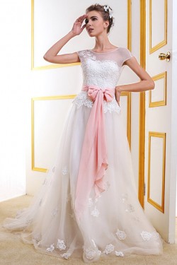 A-line Lace Bridal Wedding Dresses WD010511