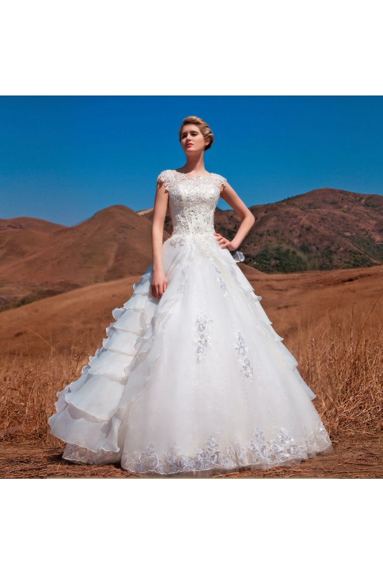 Ball Gown Lace Bridal Wedding Dresses WD010520 Ball Gown Lace Bridal Wedding Dresses WD010520