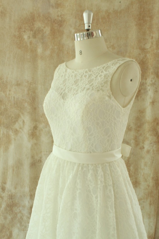 A-line Short Lace Bridal Wedding Dresses WD010528 A-line Short Lace Bridal Wedding Dresses WD010528