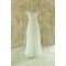 Sheath/Column Beaded Short Sleeves Bridal Wedding Dresses WD010529