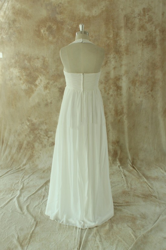 Sheath/Column Halter Maternity Bridal Wedding Dresses WD010531 Sheath/Column Halter Maternity Bridal Wedding Dresses WD010531