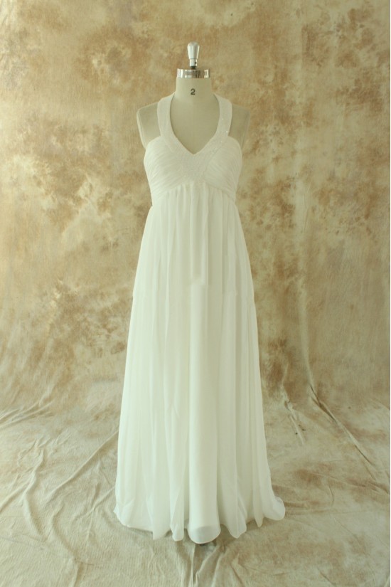 Sheath/Column Halter Maternity Bridal Wedding Dresses WD010531 Sheath/Column Halter Maternity Bridal Wedding Dresses WD010531