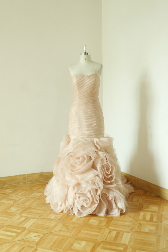 Trumpet/Mermaid Strapless Bridal Wedding Dresses WD010535 Trumpet/Mermaid Strapless Bridal Wedding Dresses WD010535