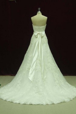 A-line Sweetheart Lace Bridal Wedding Dresses WD010541