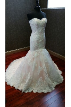 Trumpet/Mermaid Sweetheart Lace Bridal Wedding Dresses WD010544